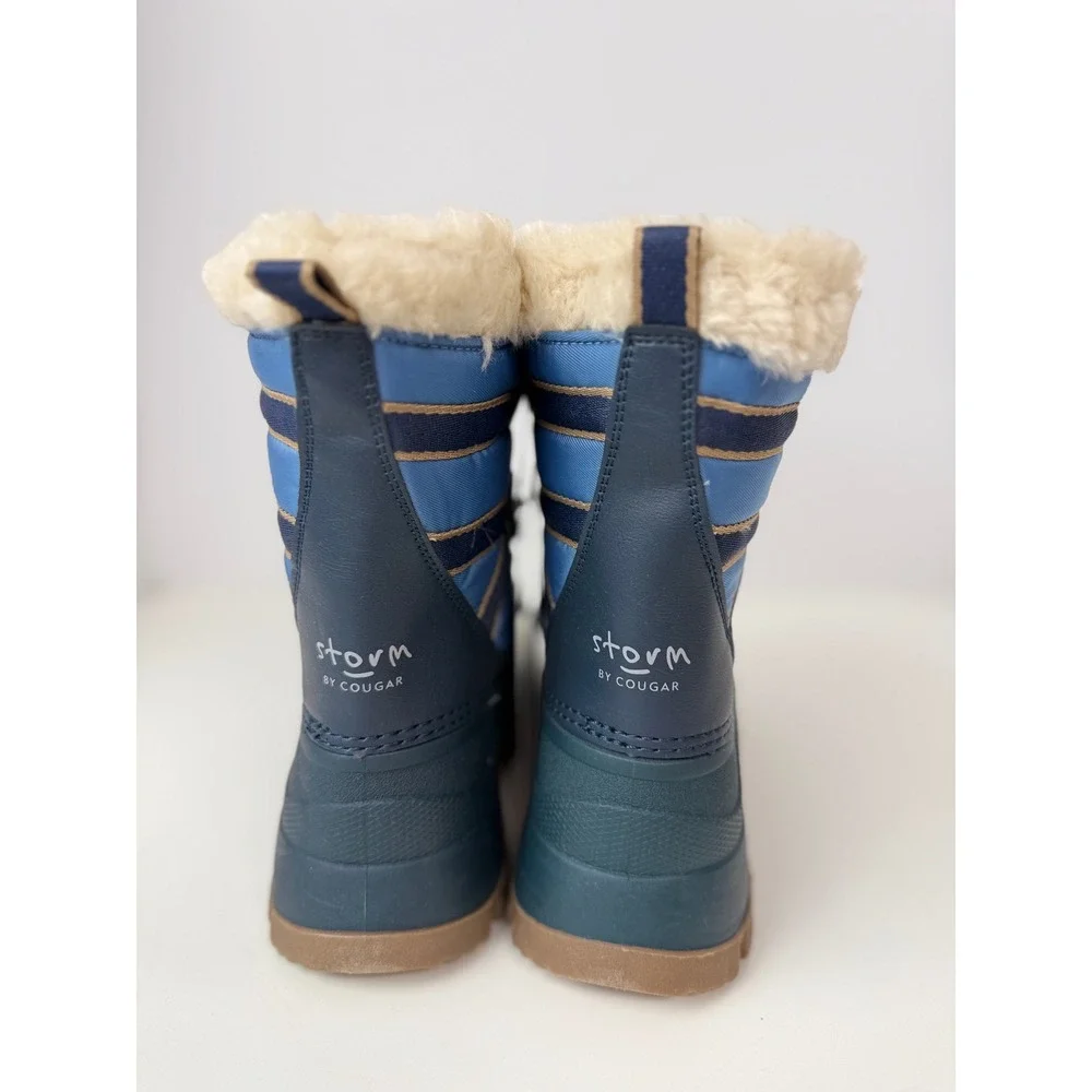 Storm by Cougar Fjord Fresno Navy Winter Boot Sz 6‎ Insulated